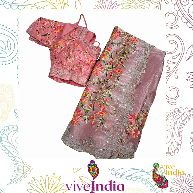 Sari para matrimonio/fiestas/ceremonias