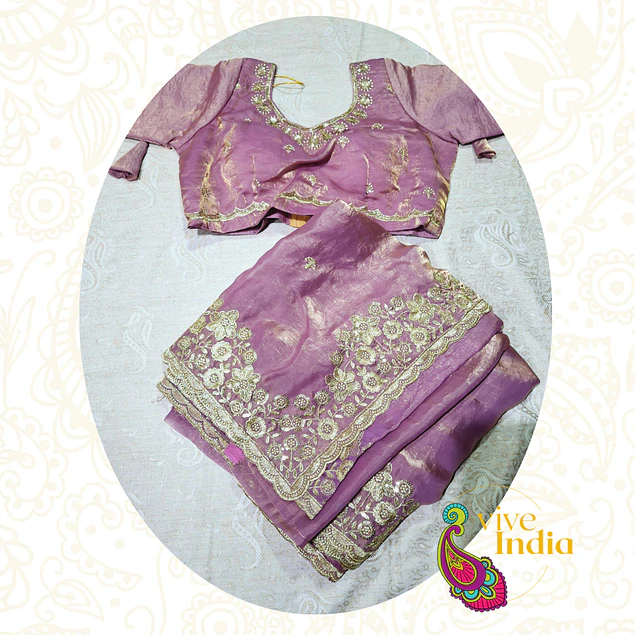 Sari para matrimonio/fiestas/ceremonias
