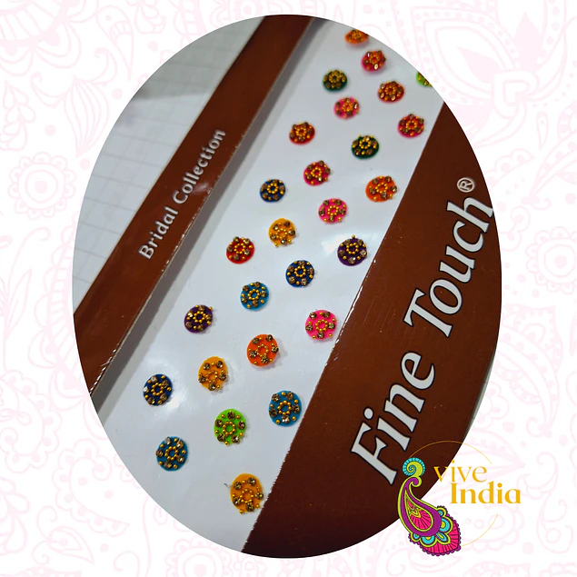 Bindis- puntos de colores x 28unid- Set XL