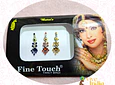 Bindis grandes alargados x 3 unidades