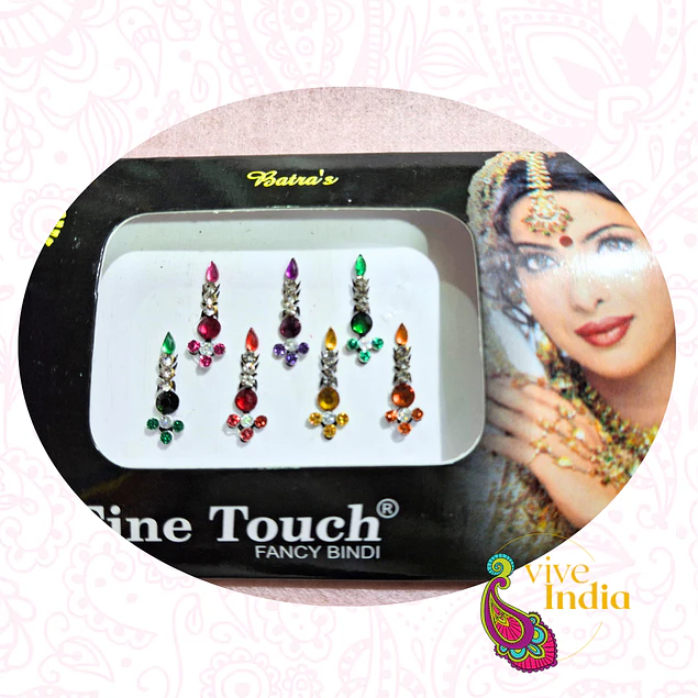 Bindis alargados grandes- colores 
