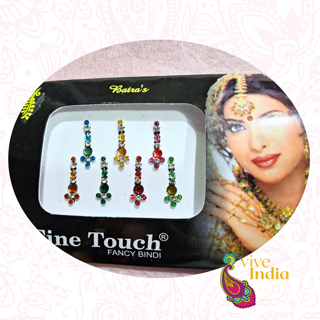 Bindis alargados grandes- colores 