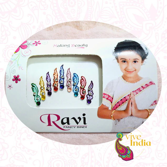bindis pequeños colores variados