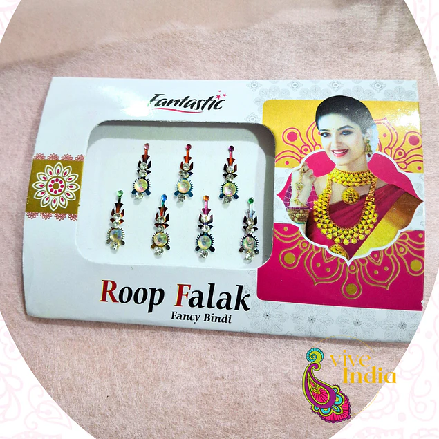 Bindis alargados- colores tornasol