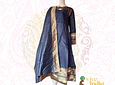 Vestido tipo anarkali + Velo - talla "M"