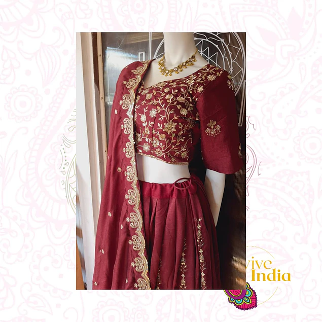 Traje de diseñador para matrimonio - 3 piezas talla "M"