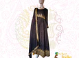 Vestido tipo anarkali + Velo - talla "M"