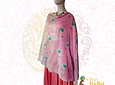 Dupatta con bordado 