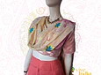 Dupatta con bordado 