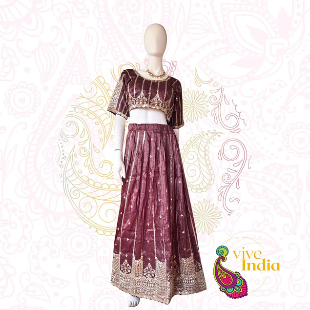Traje de diseñador para matrimonio - 3 piezas talla "M"