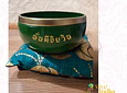 Cuenco Tibetano Verde de 12 cm