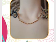 Collar Tulsi con mostacillas - 1 vuelta