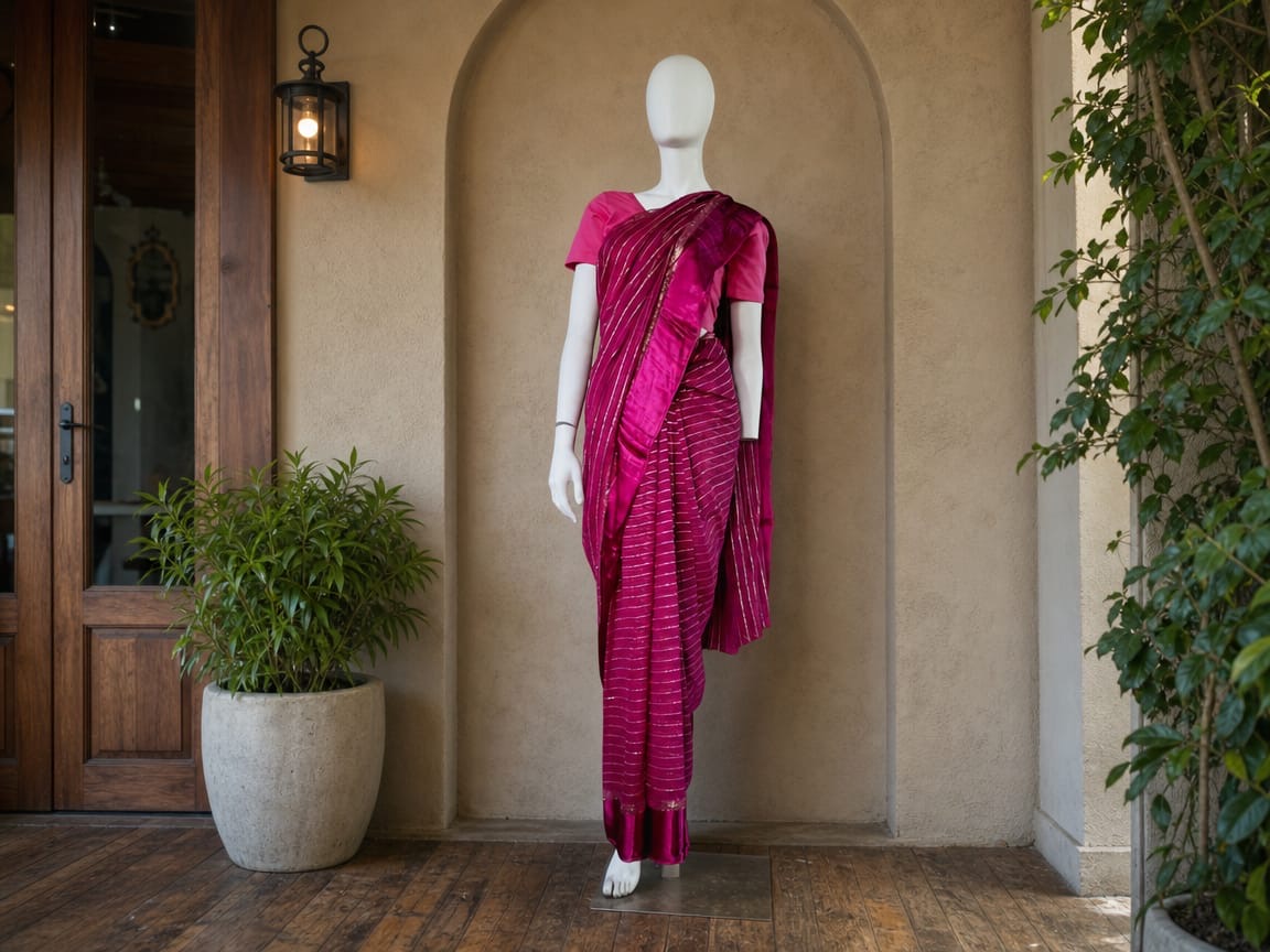 Sari con bordados