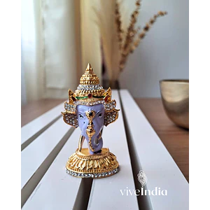 Figura metálica - Rostro Ganesh 