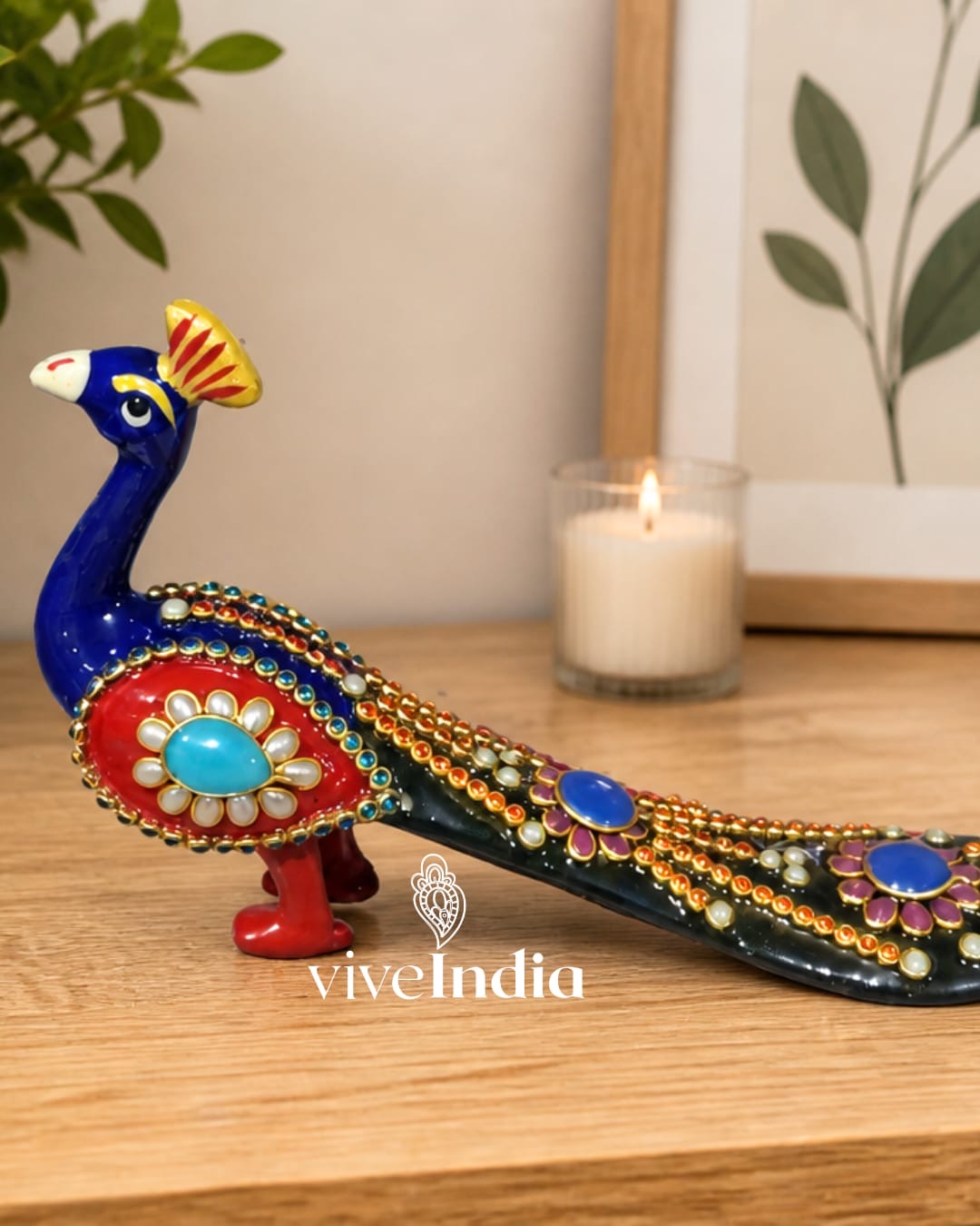 Pavo Real metálico