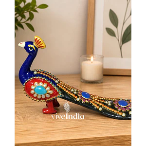 Pavo Real metálico 
