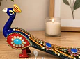 Pavo Real metálico 