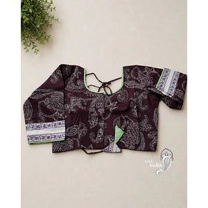 Choli de algodón estampado 
