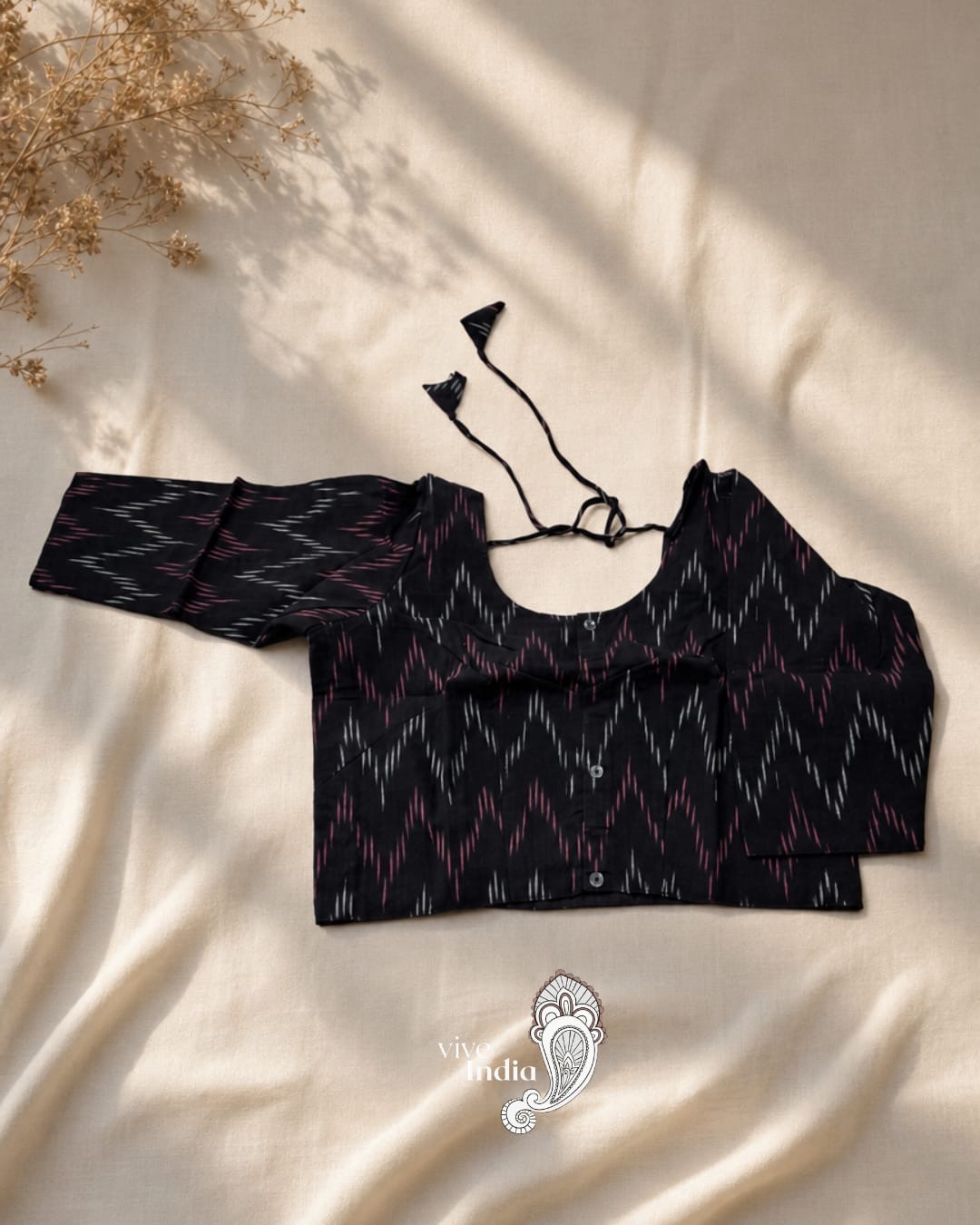 Choli de algodón estampado
