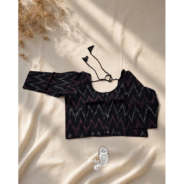 Choli de algodón estampado
