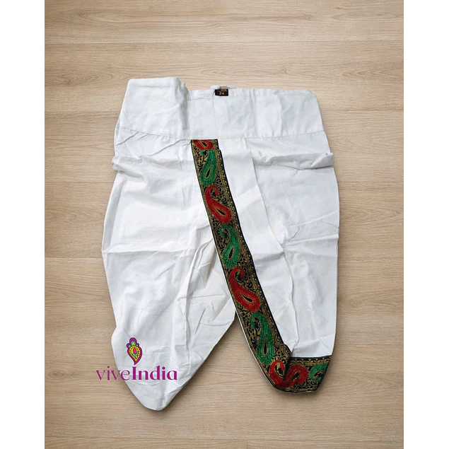 Dhoti de algodón para niño para usar -3 a 5 años 