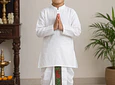 Dhoti de algodón para niño para usar -3 a 5 años 