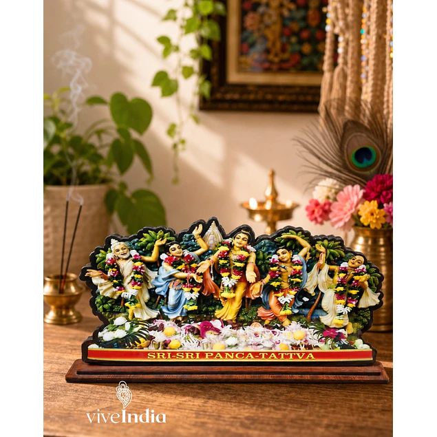 Sri-Sri Panca-Tattva- acrílico 
