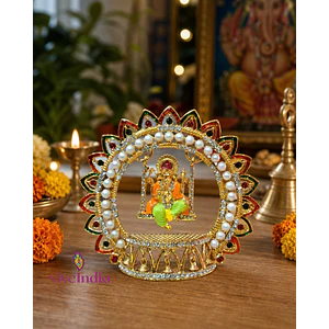 Ganesha columpio- metálico con piedritas