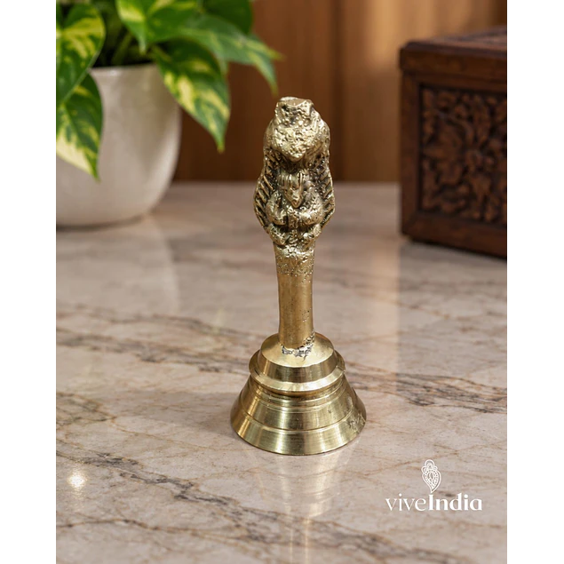Campana pequeña- "Ghanti" Latón macizo