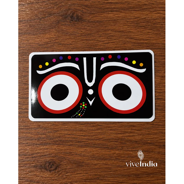 Sticker autoadhesivo - Ojos Jagannath 