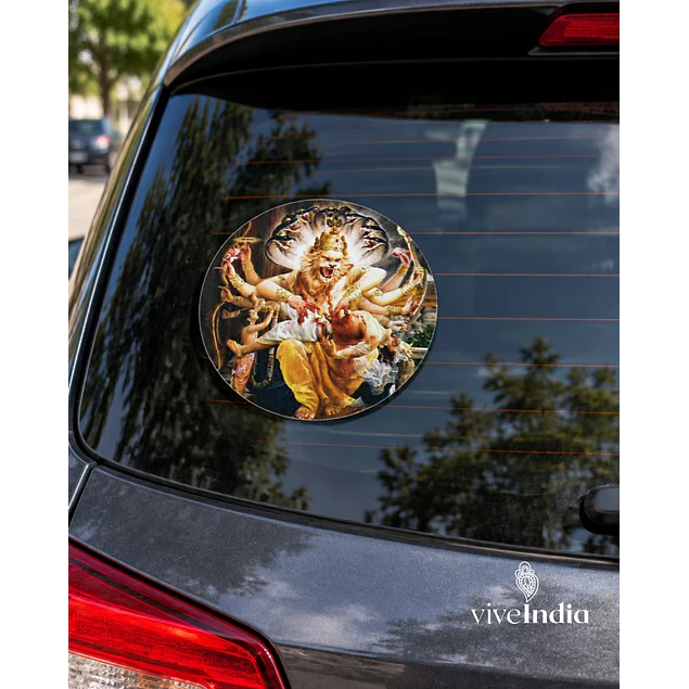 Sticker autoadhesivo-Sri Nrisimha