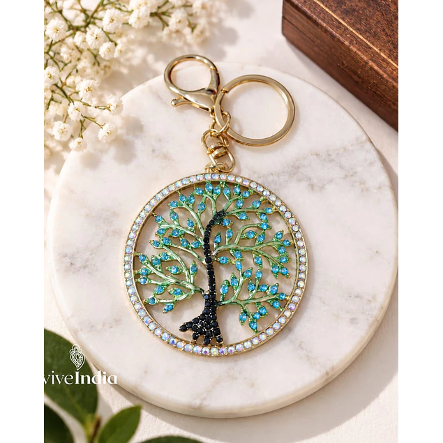 Llavero árbol de la vida - metalico