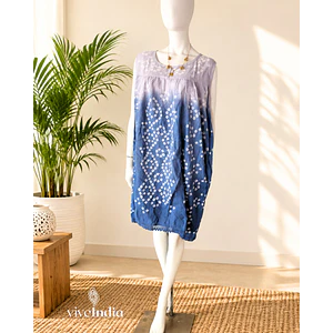 Vestido corto de algodón  