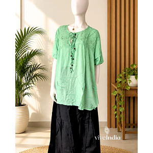 Blusa larga de verano
