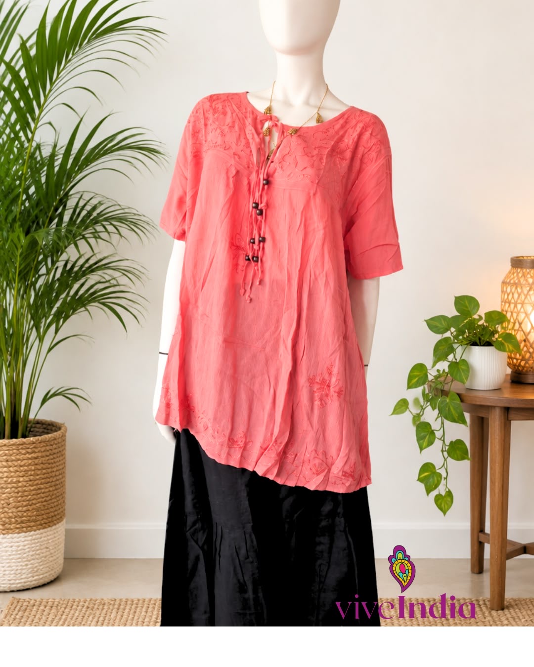Blusa larga de verano