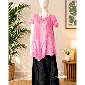 Blusa larga de verano