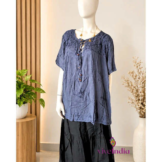 Blusa larga de verano
