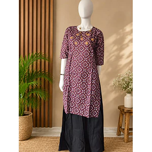 Kurti de seda viscosa - TALLA M
