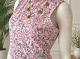 Vestido largo de algodón tipo anarkali-Talla "L"
