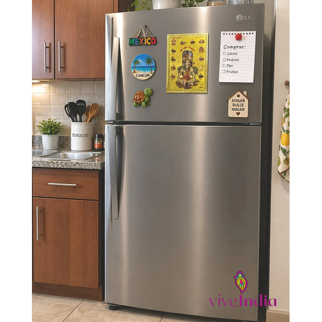 Magneto para el refrigerador o superficies metálicas-Shiva