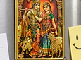 Magneto para el refrigerador o superficies metálicas-Radha y Krishna