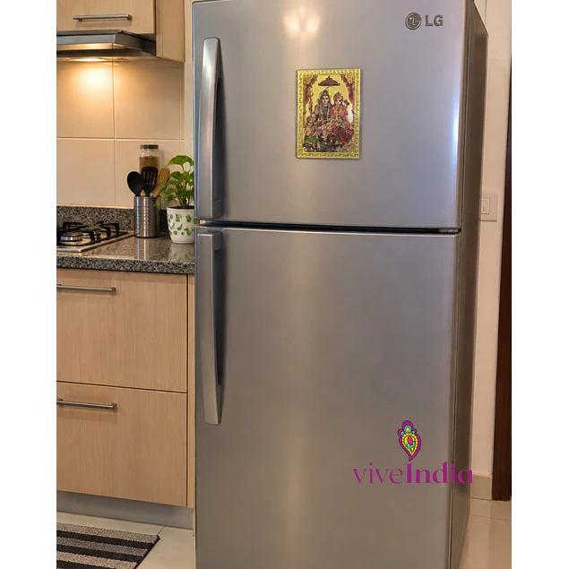 Magneto para el refrigerador o superficies metálicas-Radha y Krishna
