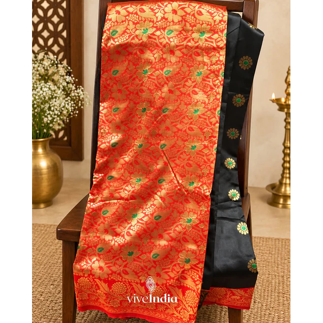 Sari seda vicitra- para  matrimonios/ fiestas/ceremonias