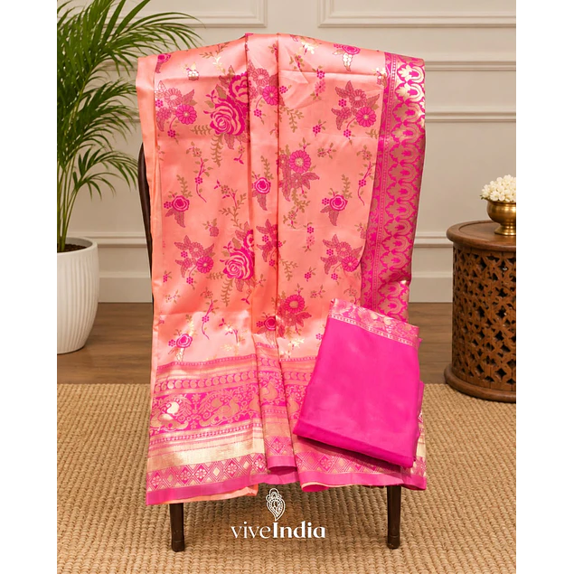 Sari seda vicitra- para  matrimonios/ fiestas/ceremonias