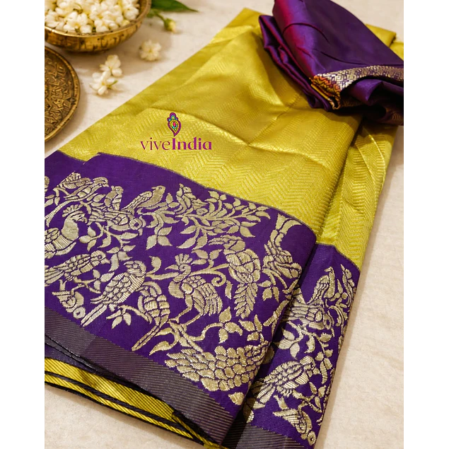 Sari seda vicitra- para  matrimonios/ fiestas/ceremonias