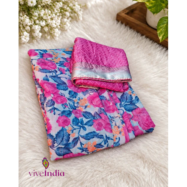 Sari estampado 