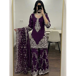 Palazo + kurti + velo