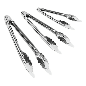 Juego Set X 3 Pinza Multiuso Acero Inoxidable