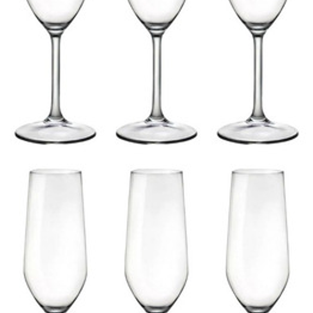 Set 12 Copas Flute Montepulciano Valley De 195ml Hausmann 1