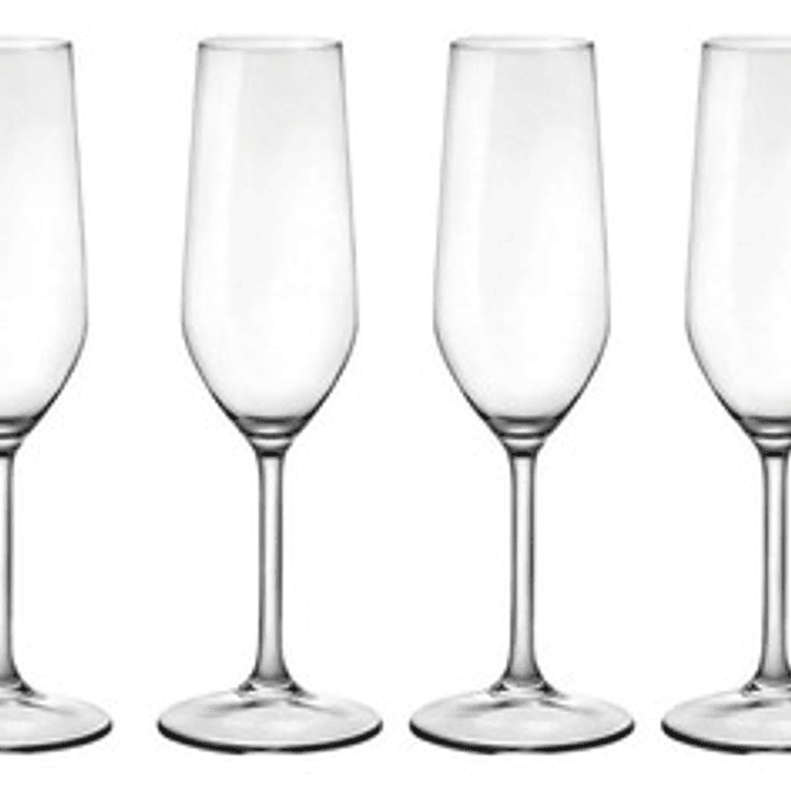 Set 12 Copas Flute Montepulciano Valley De 195ml Hausmann 3